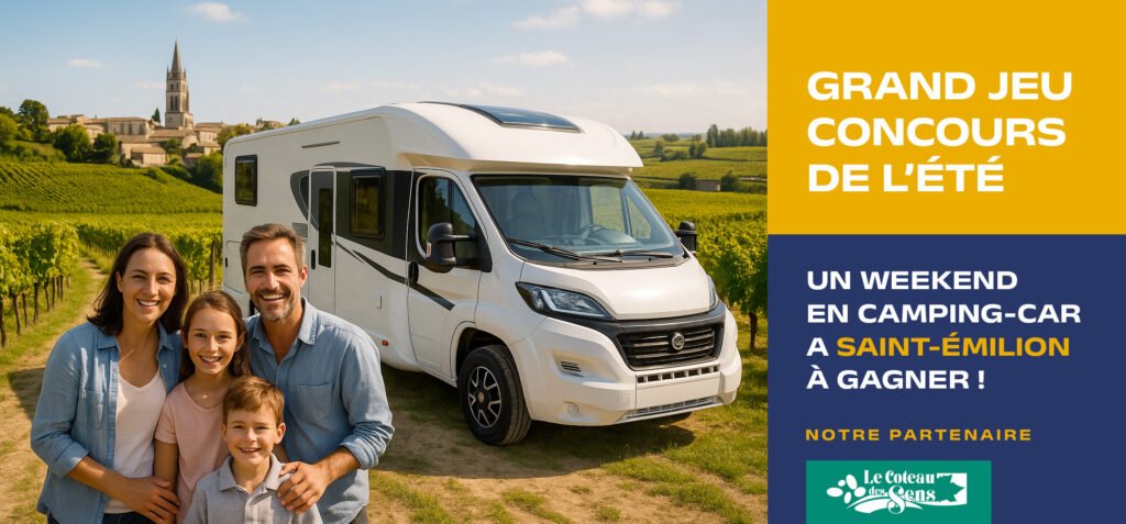 Gagnez un weekend en camping-car à Saint-Emilion