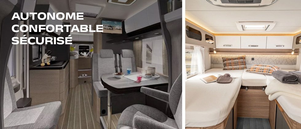 louez un camping car confortable en face du salon Maison et Objet pour votre équipe