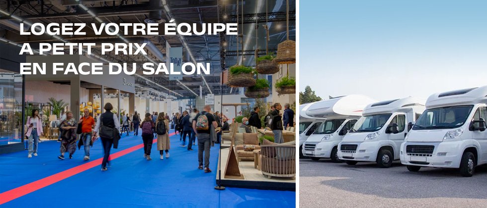 louez un camping-car pendant le salon Maison et Objet pour les exposants