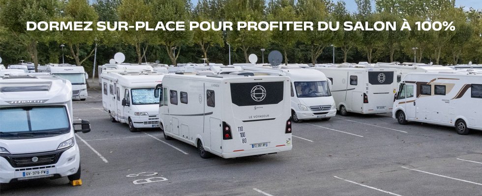 Dormez dans un camping-car sur place pendant le salon VDL 2025