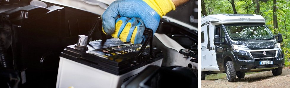 Le choix de la batterie moteur dans un camping car compte aussi dans l'installation d'un kit solaire équilibré et performant