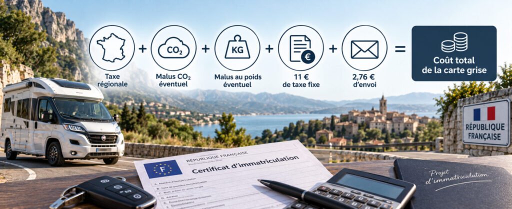 Comment calculer la carte grise française d’un véhicule importé ?
