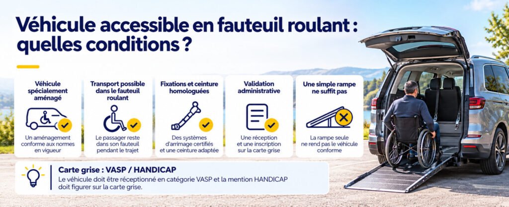 Véhicule accessible en fauteuil roulant : quelles conditions pour éviter le malus ?